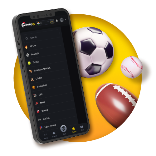 Betswap offers a wide selection of sports to bet on.